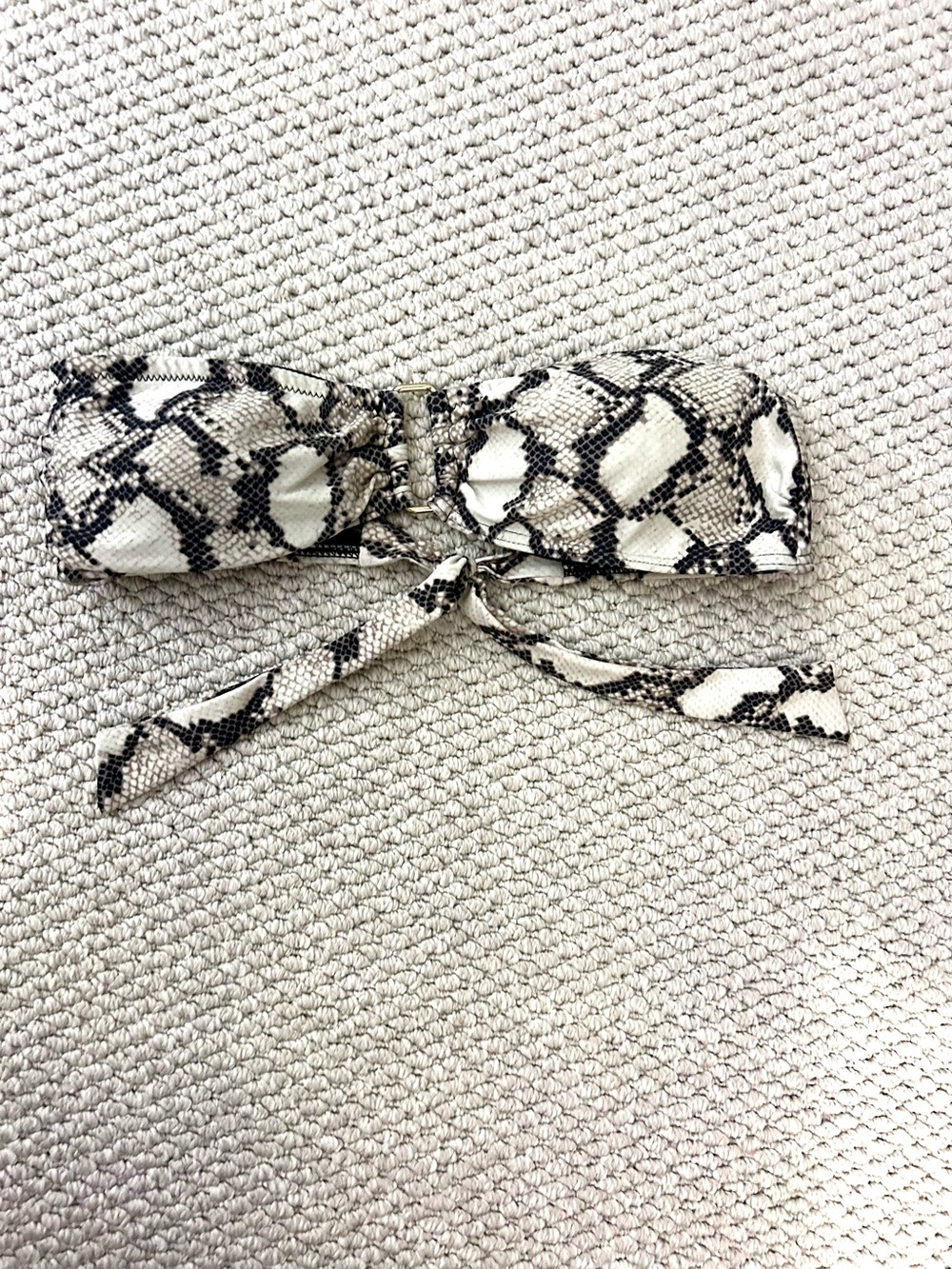 Snake Print bikini top